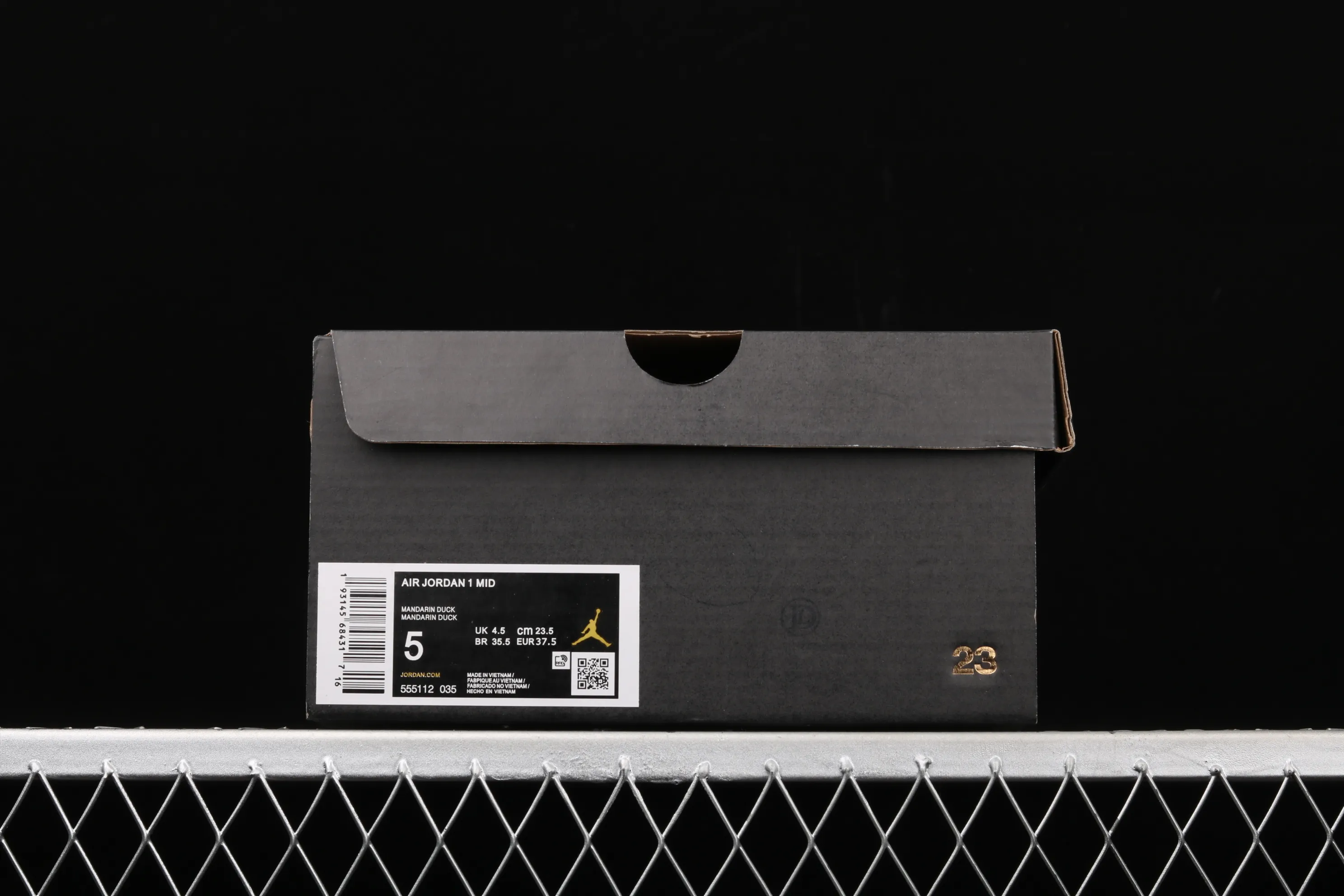 All categories Air Jordan Jordan series basketball shoes Air Jordan 1 Mid Air Jordan 1 Ret High AJ1 Joe 1 rice white mandarin duck hook 555112-035